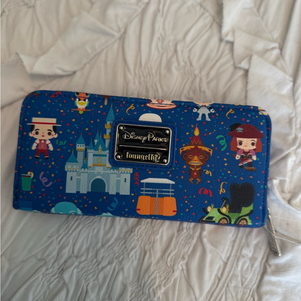 Disney Parks Loungefly Blue Wallet